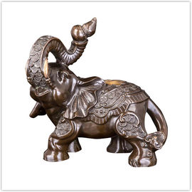 Ο χαρακτήρας διακοσμεί το παλαιό άγαλμα ελεφάντων χαλκού για το σπίτι/τον κήπο