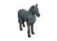 Κλασσικά ευρωπαϊκά ζωικά αγάλματα χυτοσιδήρου/ζωικές διακοσμήσεις κήπων μετάλλων